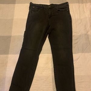 Sts Blue Emma Crop Straight Leg Faded Black Jeans